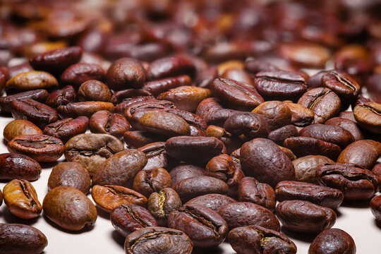 Coffee on a clean white isolated background