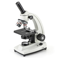 microscope isolated on white background