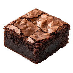 Decadent Chocolate Brownie with Fudgy Texture and Cracked Surface