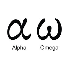 Alpha Omega Greek Symbol Art