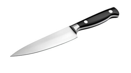 High-Quality Kitchen Knife with Sleek Black Handle and Sharp Blade for Culinary Use and Food Preparation