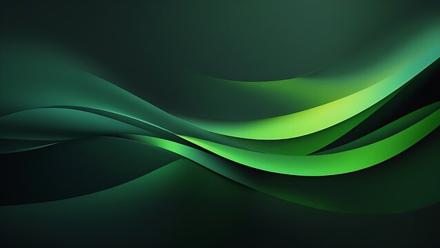 A dark, gradient background with a modern twist, evoking a sense of futuristic ambiance, where deep, rich greens, ranging from forest to lime