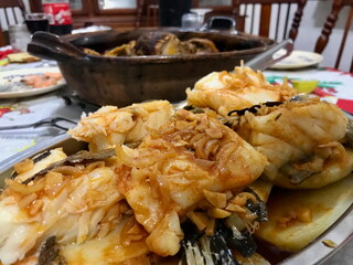 Codfish with Garlic, Paprika, and Fresh Herbs