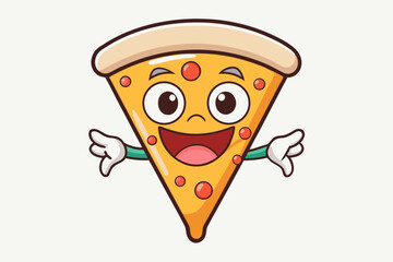 pizza slice eyes laugh open