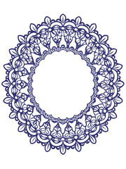circular mandala ornamental graphic design