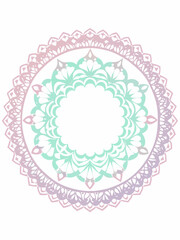 circular mandala ornamental graphic design