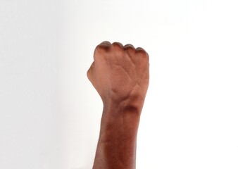 Hand figures in various action