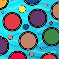 abstract background with circles
