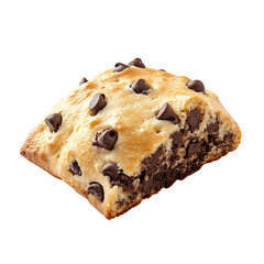 Chocolate Chip Cookie Bar with Golden Brown Surface and Rich Chocolate Interior