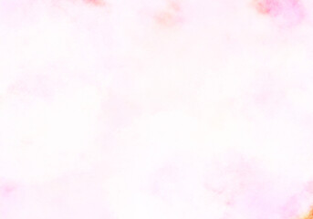 水彩のにじみシンプル淡い桜色背景