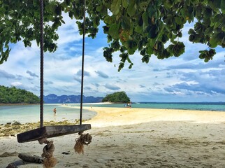 tropical beach in thailand 
Krabi  Ao Nang 