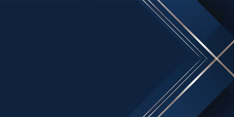 dark blue luxury premium background and gold line.