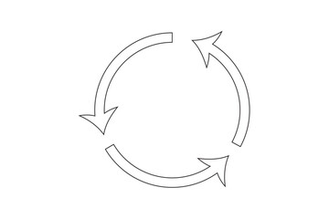 circle arrow icon graphic design