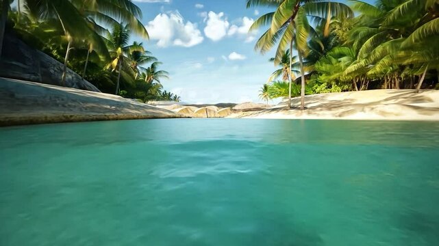 Tropical beach paradise