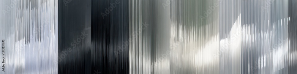 Poster abstract background featuring vertical lines in shades of gray white and black creating texture