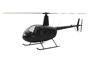 Powerful Black Helicopter: A Stunning Visual of Aerial Might