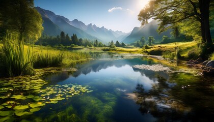 Fototapeta premium the pond