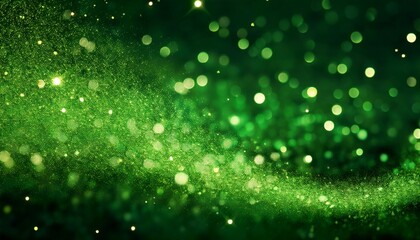 animated background with green sparkle