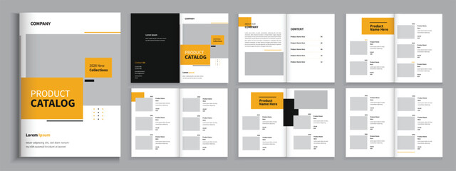 Multipurpose product catalog design , catalogue template