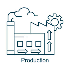 Industrial Growth and Factory Automation Concept with Gear and Chart