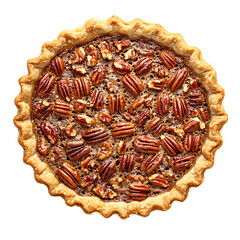 Golden Pecan Pie with Flaky Crust