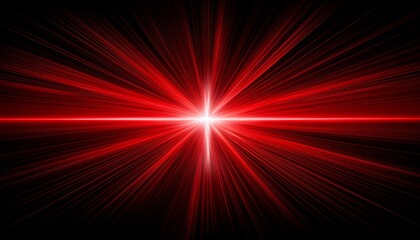 red horizontal lens flares pack laser beams horizontal light rays