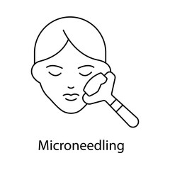 Microdermabrasion – Exfoliating Wand Representing Skin Renewal and Rejuvenation