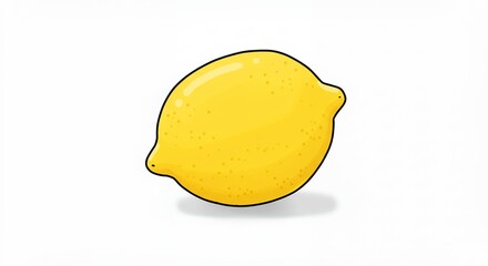 Cartoon lemon illustration