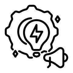 smart icon, line icon style