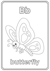Animal Alphabet Coloring Booklet with Grayscale Lined Illustrations for Kids and Adults

