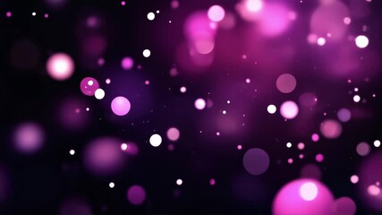 pink bokeh glitter light background with glowing soft particles floating - Powered by Adobe