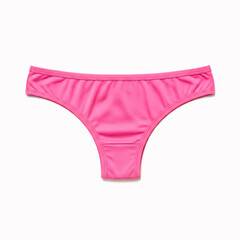 Women's pinkpanties isolated on white background