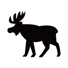 Animal vector silhouette , clip art, and symbol. Shilhouette of  animal concept and simple design.