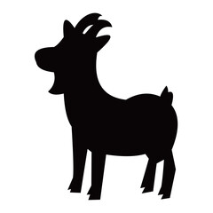 Animal vector silhouette , clip art, and symbol. Shilhouette of  animal concept and simple design.