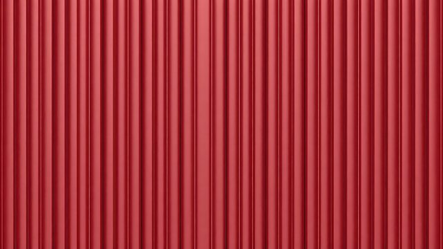 Repeating parallel tubular structures create a textured, cylindrical, and vertically oriented deep red background