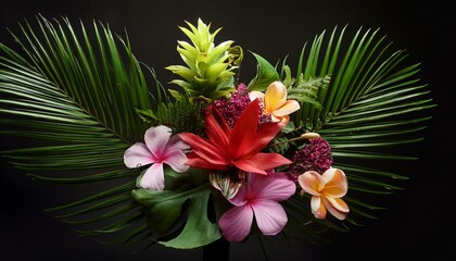 tropical flower arrangement