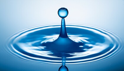 blue water drop comic element