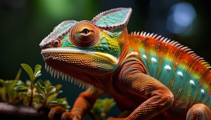 Fototapeta premium chameleon