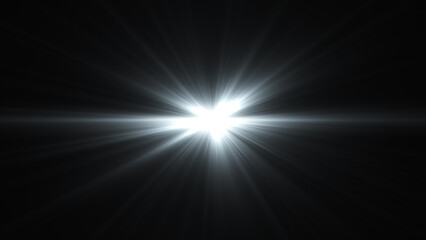 フレアのような光輝く光のエフェクト