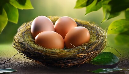 eggs in nest