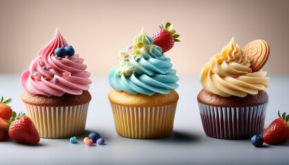 stages of eating a cupcake