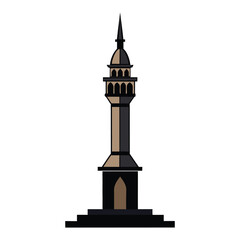 Fototapeta premium silhouette of a mosque