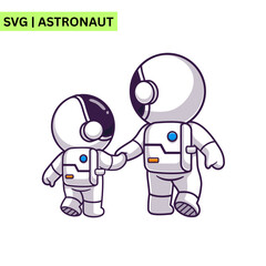 A cheerful astronaut illustration of a cute astronaut planting a flag on a new planet, embodying achievement and creativity in a bright and engaging format.