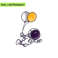 A modern astronaut vector design showcasing an astronaut with a futuristic space helmet, representing innovation and the quest for discovery in a sleek style.