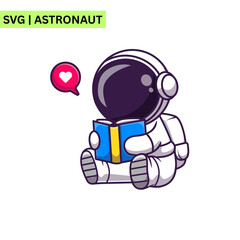A modern astronaut vector design showcasing an astronaut with a futuristic space helmet, representing innovation and the quest for discovery in a sleek style.