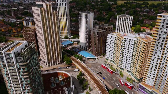 Aerial View of Lewisham - London (2)