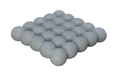 Concrete template podium pedestal for show cosmetic or skin care products display on transparent...