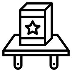 vector illustration of a gift box