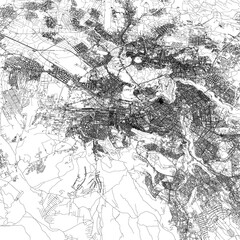 Fototapeta premium 3D illustration of city and urban in Yerevan Armenia