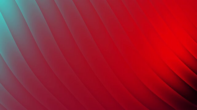Abstract Red and Teal Stripes: A modern abstract design features a vibrant display of parallel red and teal stripes, blending colors to create an inviting atmosphere.